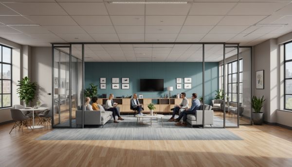 Les salles de réunion modulables dynamisent l'équipe